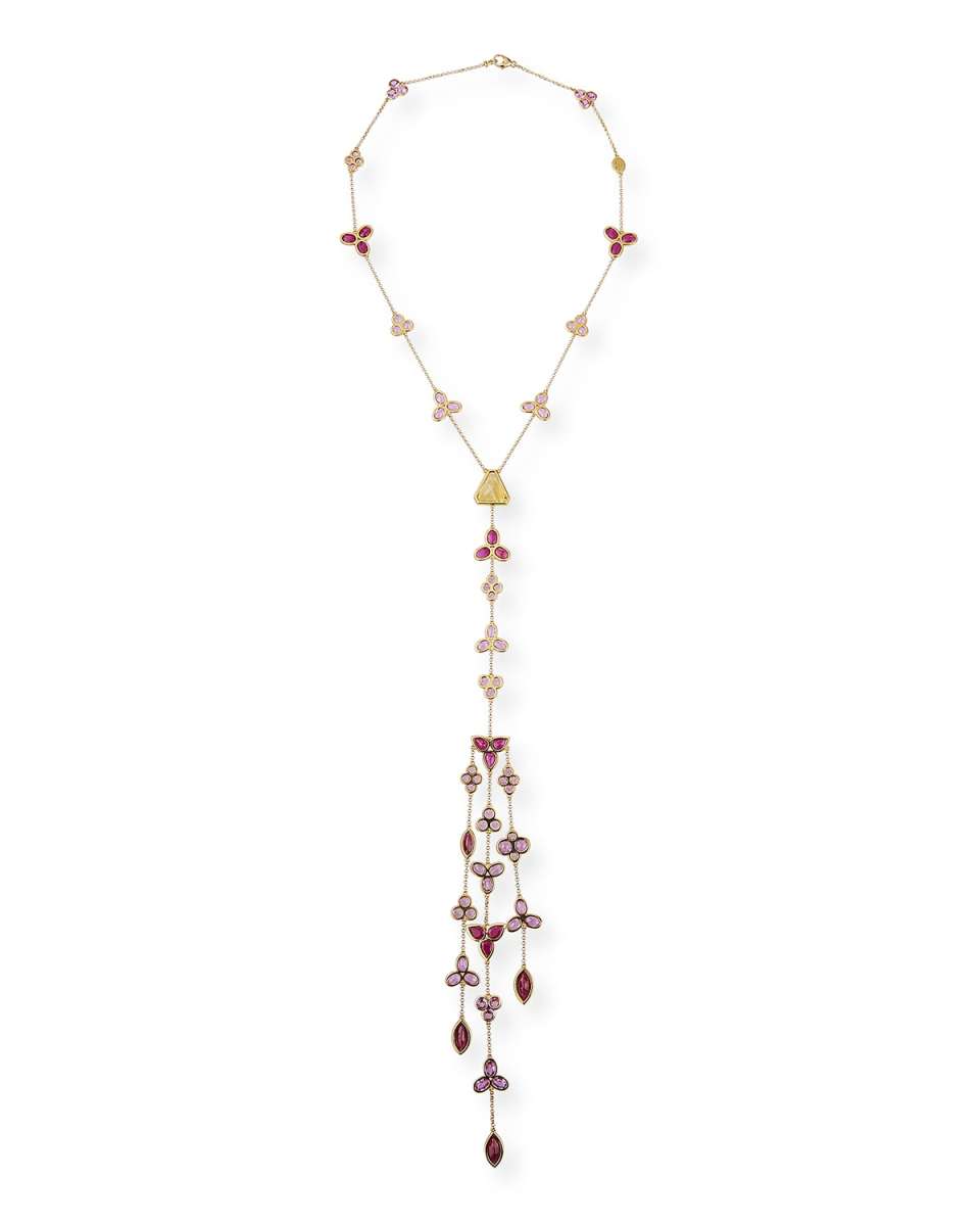 Primavera Sapphire, Ruby & Diamond Necklace